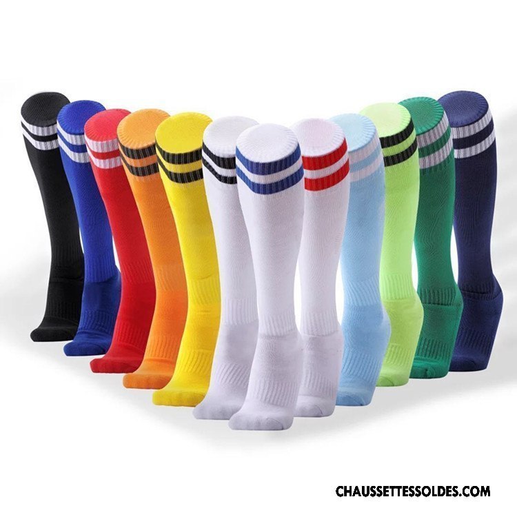 Chaussettes Longues Homme Mouvement Adulte Antidérapant Enfant Serviette Long Stock Blanc