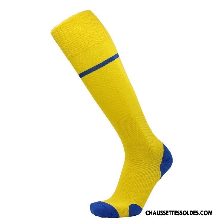 Chaussettes Longues Homme Mouvement Antidérapant Serviette Jaune