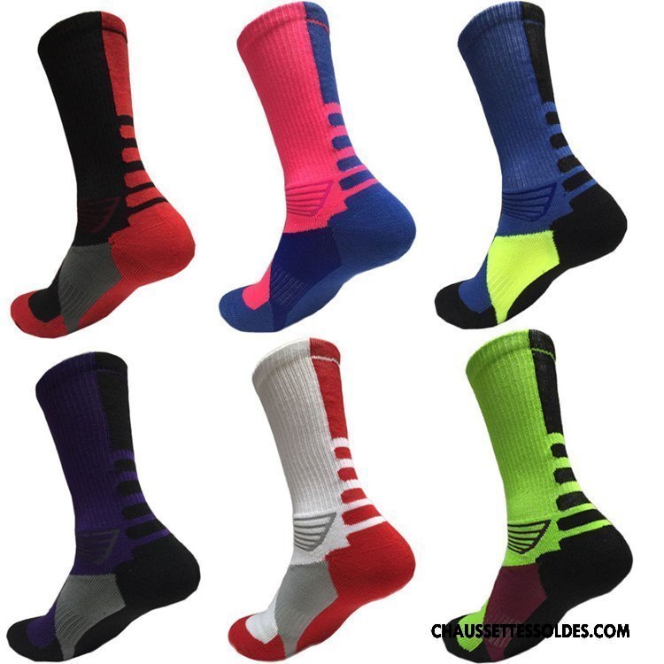 Chaussettes Longues Homme Métier Protection Basket Renforcé Serviette Long Stock Coloré