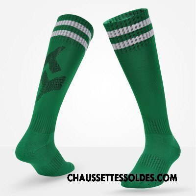 Chaussettes Longues Homme Renforcé Mouvement Serviette Haute Vert