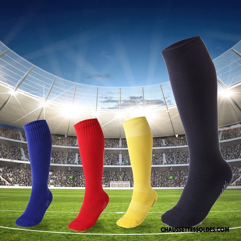 Chaussettes Longues Homme Renforcé Serviette Long Stock Porter Le Nouveau Absorber La Sueur Pure Noir