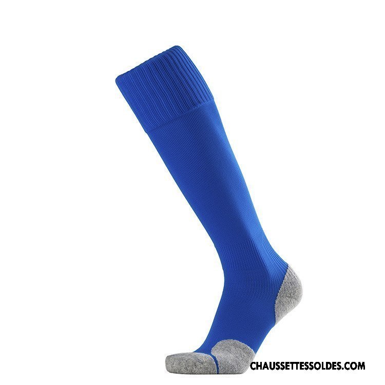 Chaussettes Longues Homme Serviette Antidérapant Mouvement Bleu