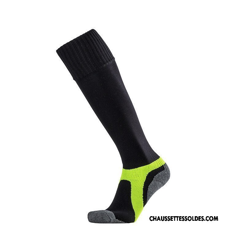 Chaussettes Longues Homme Serviette Mouvement Antidérapant Noir