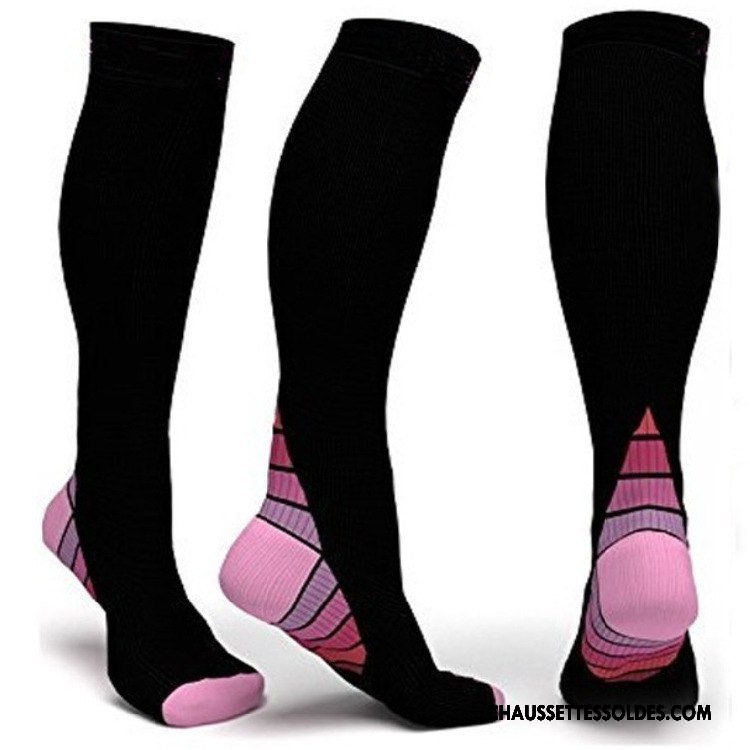 Chaussettes Longues Homme Style Chaud Mouvement De Plein Air Running Noir