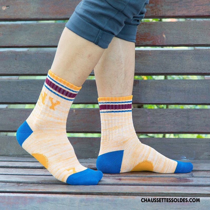 Chaussettes Mi Hautes Femme Hiver Nation 100% Coton L'automne Tendance Homme