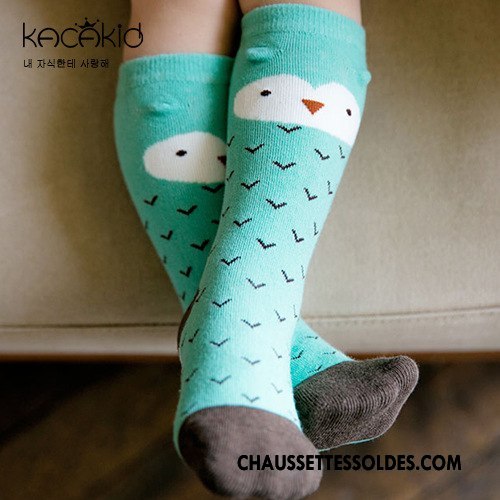 Chaussettes Mi Hautes Fille Dessin Animé Dimensionnel Enfant Homme Femme Printemps Vert