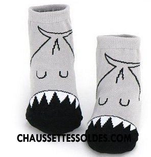 Chaussettes Mi Hautes Fille Enfant Le Nouveau Bébé Homme Chaussettes En Coton Chaussette Courte Gris