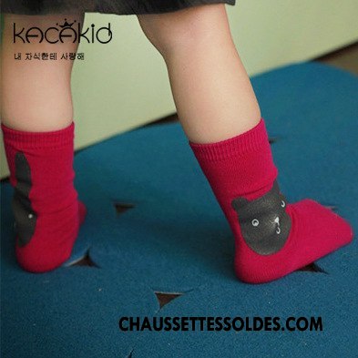 Chaussettes Mi Hautes Fille Tous Les Assortis Milieu Femme Homme L'automne Chaussettes En Coton Bordeaux