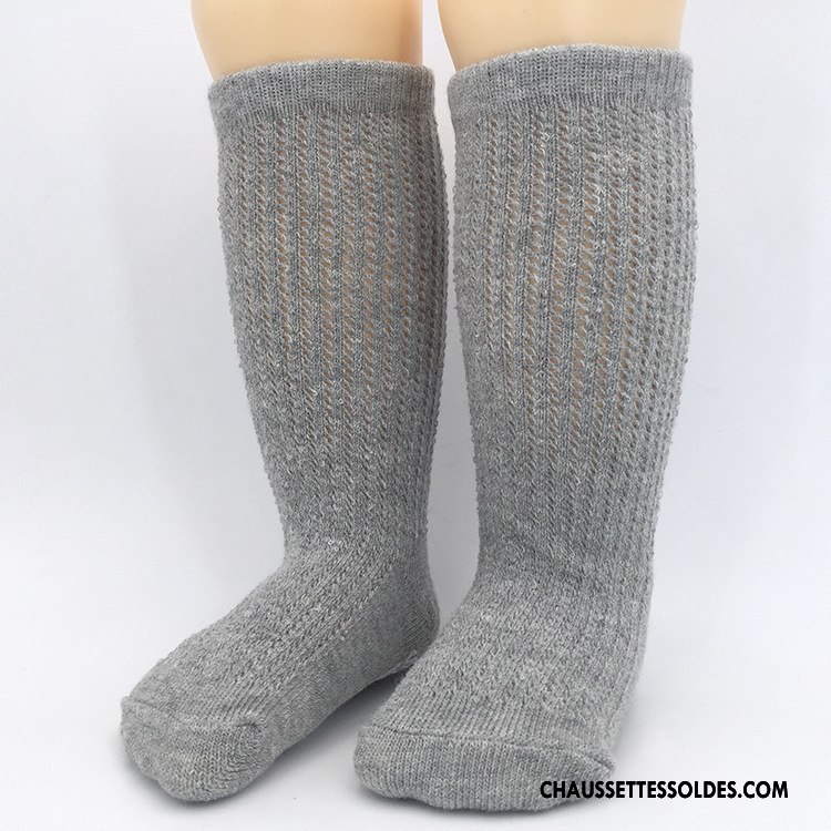 Chaussettes Mi Hautes Garçon Bébé Légère Été Creux Guipure Printemps Guêtres