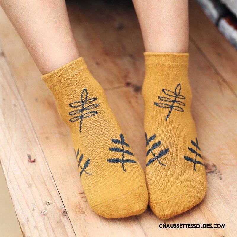Chaussettes Mi Hautes Garçon Enfant Jaune