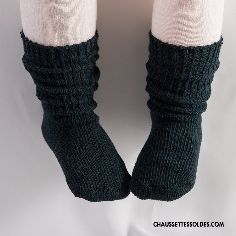 Chaussettes Mi Hautes Garçon Gros Petit L'automne Le Nouveau Bébé Enfant Bleu Rouge