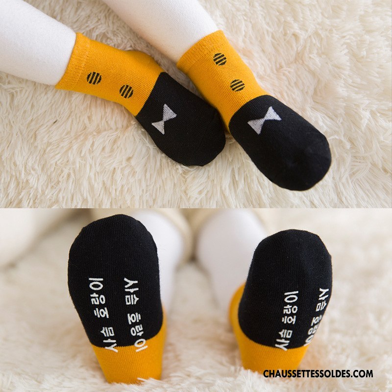 Chaussettes Mi Hautes Garçon Nouveau Été Antidérapant Bébé Printemps Chaussette Basse Coupée Bleu