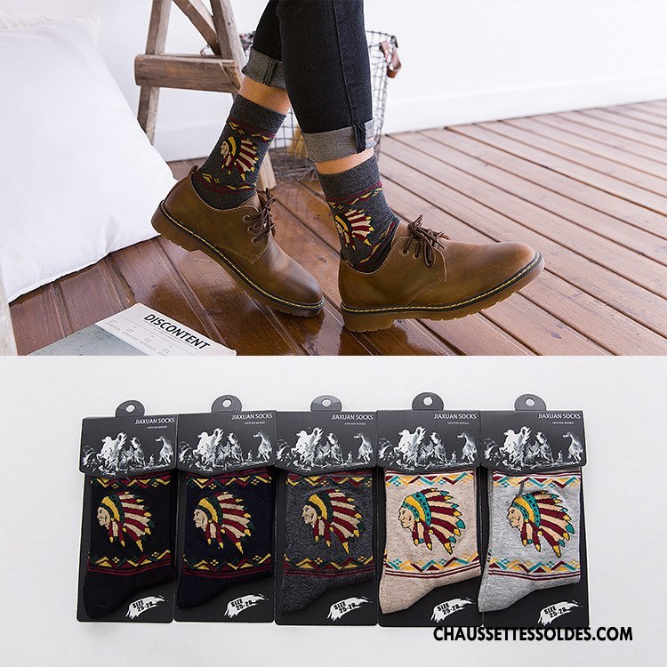 Chaussettes Mi Hautes Homme Chaussette Courte Dessin Animé Milieu Nouvelles Arrivées Coton Bio 100% Coton Gris Foncé
