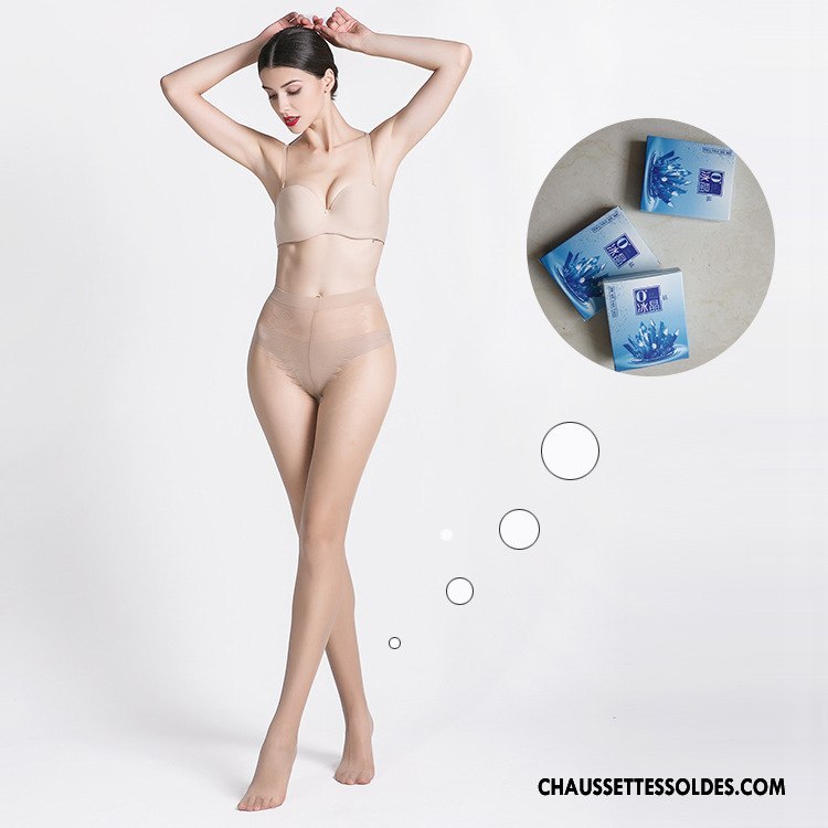 Collant Femme Chaussette Bikini Dame Cristal Légère Collant Panty Or