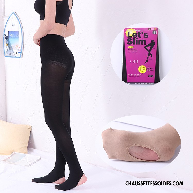 Collant Femme Chaussette De Noël Nouvelles Arrivées Paresseux Trou L'automne Guêtres Leggings Noir
