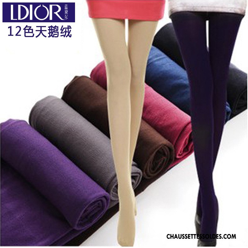 Collant Femme Chaussette Printemps Guêtres Leggings Velours Collant Panty L'automne Couleurs De Bonbons