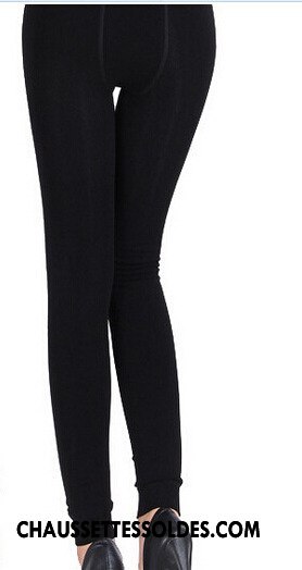Collant Femme Hiver Thermiques Polyester L'automne Renforcé Dame Noir