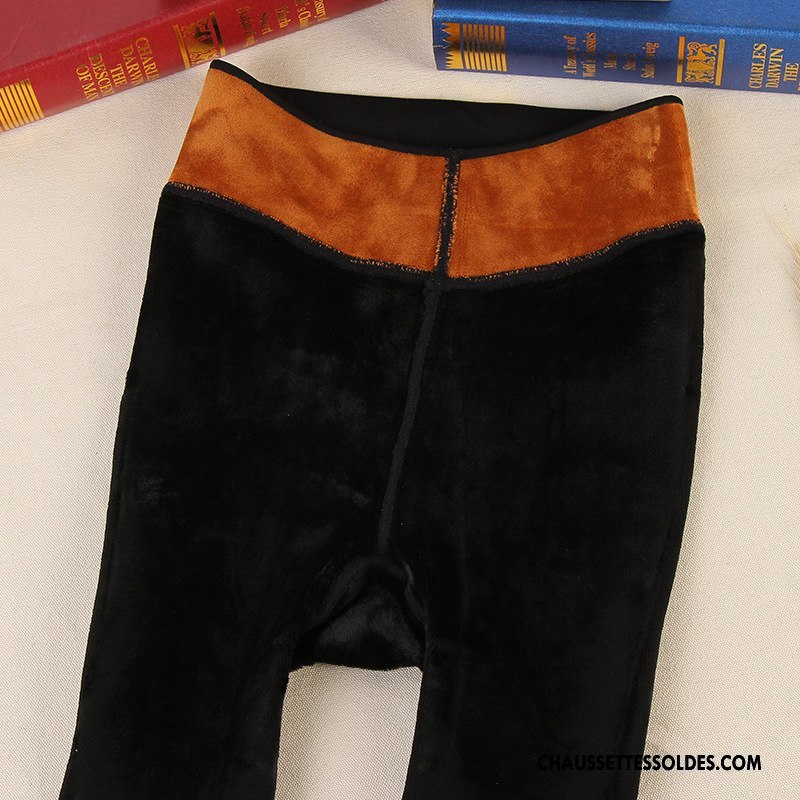 Collant Femme Nouveau Épais Hiver L'automne Dame Pure Marron / Brun