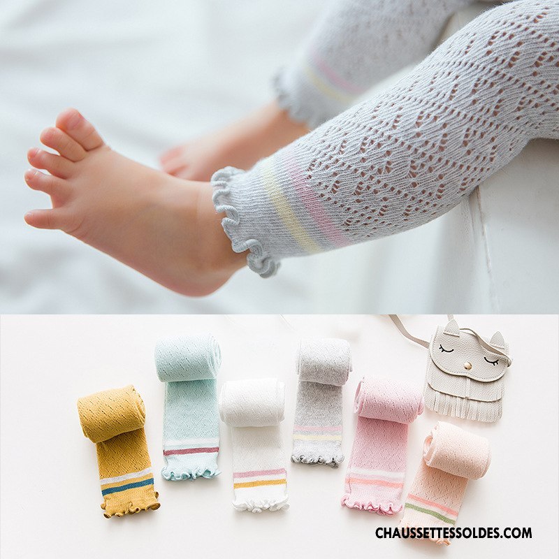 Collant Fille Bébé 100% Coton Guêtres Leggings Légère Collants Collant Panty Bleu Clair