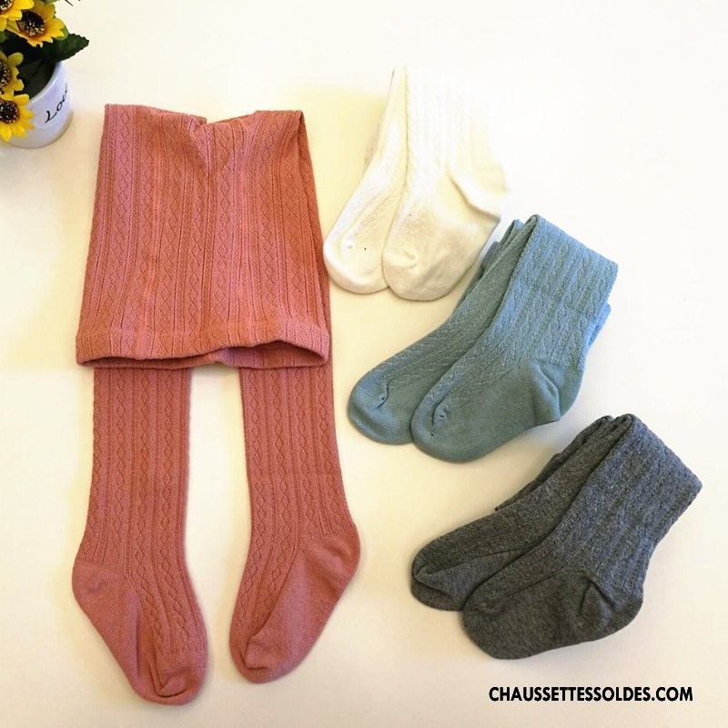 Collant Fille Bébé Enfant Coton Bio L'automne Chaussette Printemps Marron / Brun