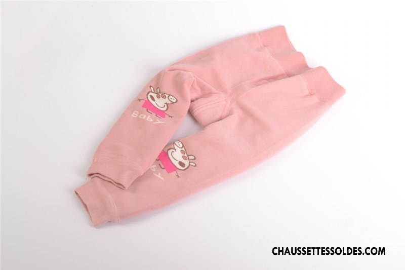 Collant Fille Bébé Enfant Femme Plus De Velours Guêtres Leggings Dessin Animé Rose