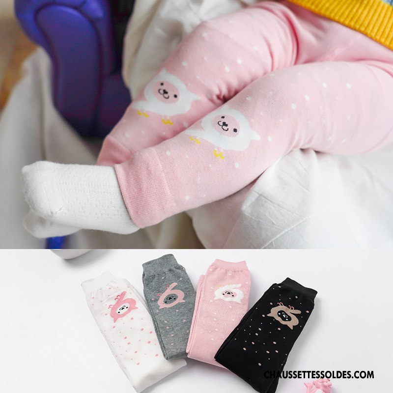 Collant Fille Bébé Homme Été Guêtres Leggings Enfant Matelassé Rose