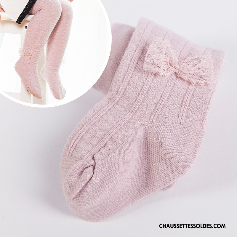 Collant Fille Bébé Petit Enfant Chaussette Femme Printemps Rose