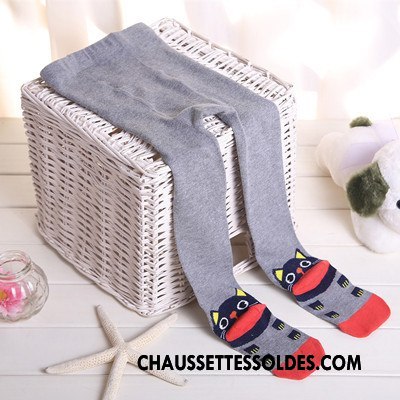 Collant Fille Collant Panty Guêtres Leggings Enfant Nouveau Printemps En Maille Gris
