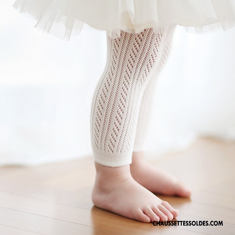 Collant Fille En Maille Style Chaud Guêtres Leggings Collant Panty Bébé Enfant Blanc