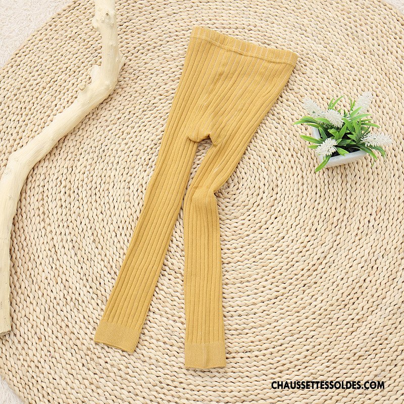 Collant Fille Enfant Bébé Collants Le Nouveau L'automne Guêtres Leggings Jaune