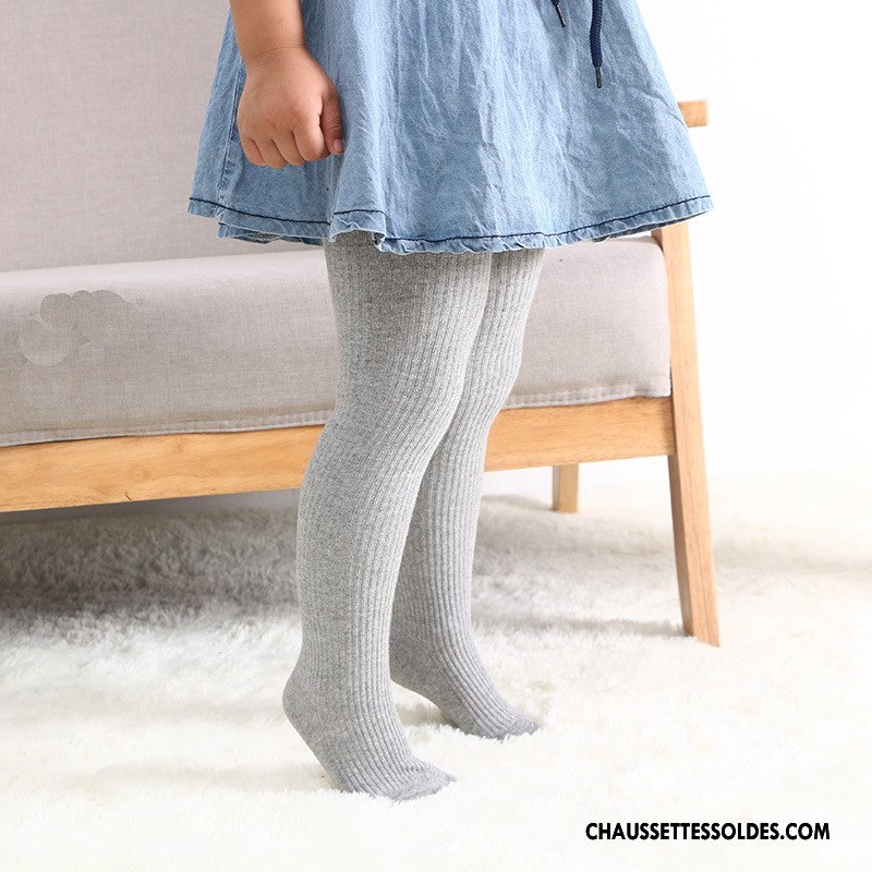 Collant Fille Enfant Gros Collant Panty Guêtres Leggings Bébé Femme Gris