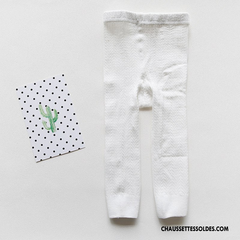 Collant Fille Enfant L'automne Printemps Bébé Gros Femme Blanc