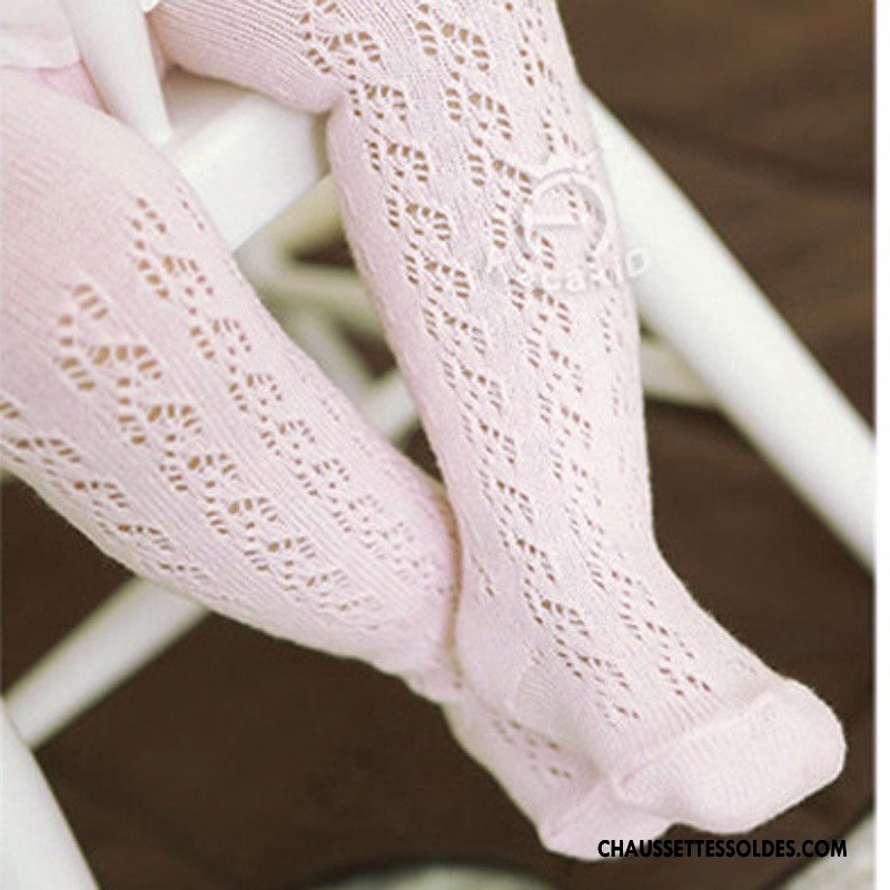 Collant Fille Enfant Petit Cuisse Fishnet Été 100% Coton Engrener Rose