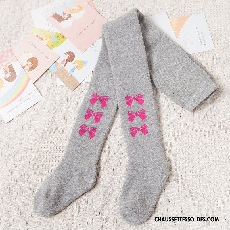 Collant Fille Enfant Thermiques Hiver Femme Papillon Le Nouveau Gris
