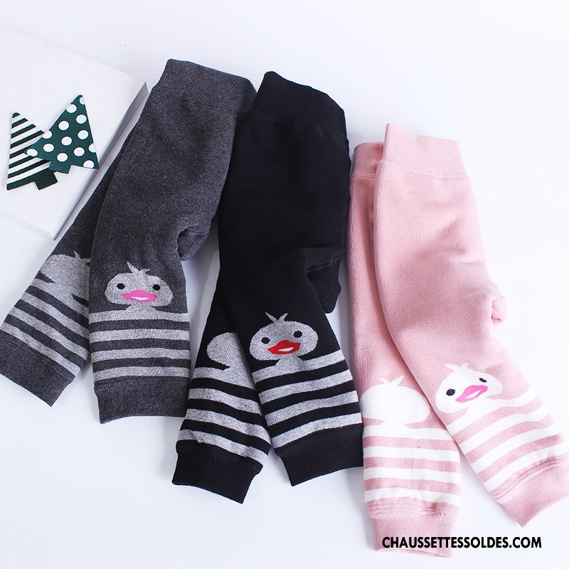 Collant Fille Femme Plus De Velours L'automne Petit Enfant Matelassé Rose