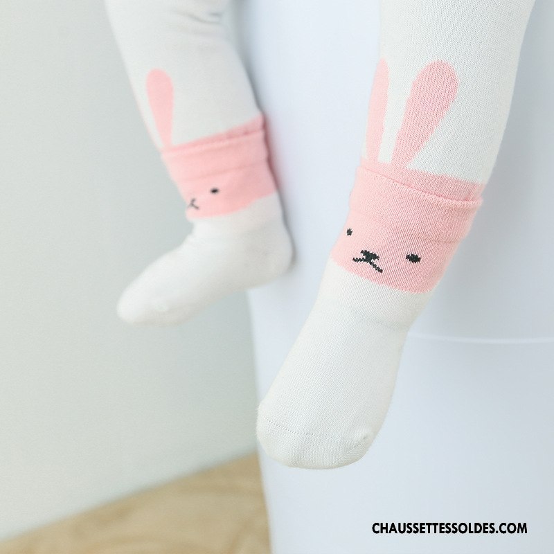 Collant Fille Guêtres Leggings Enfant Printemps Chaussette Bébé L'automne Blanc