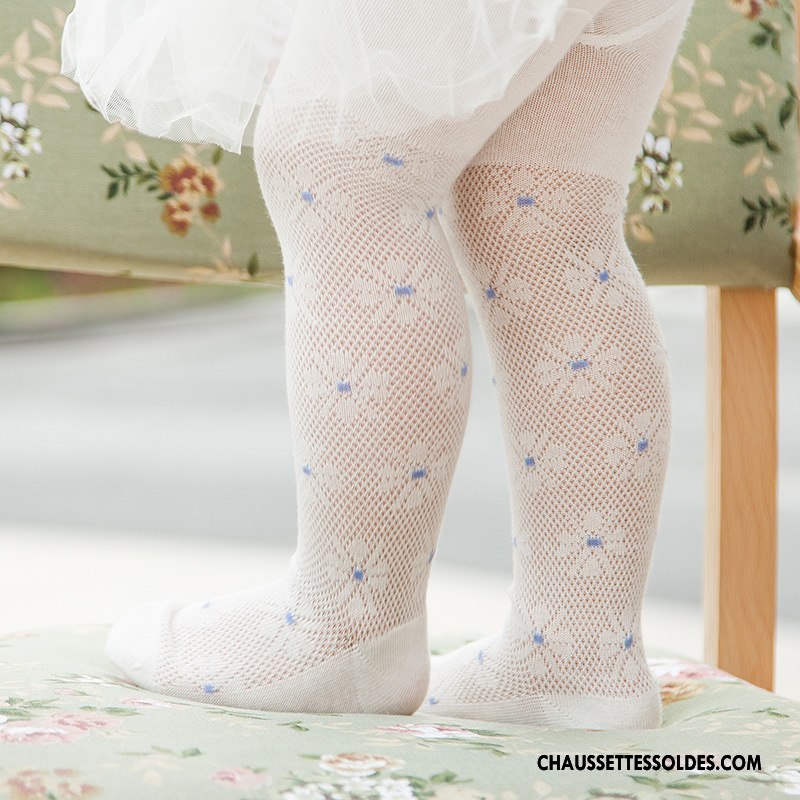 Collant Fille Guêtres Leggings Légère Chaussette Femme Engrener Bébé Blanc