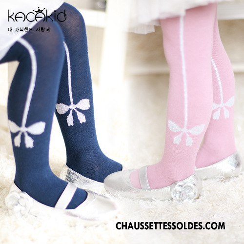 Collant Fille Princesse Chaussettes En Coton Printemps Papillon Enfant Collant Panty Bleu Argent