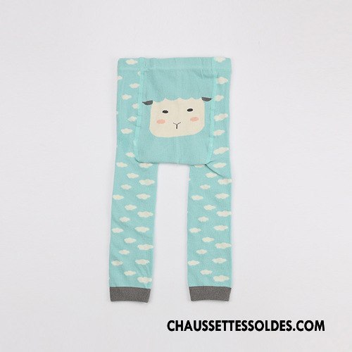 Collant Fille Printemps Bébé Gros Dessin Animé Petit Enfant Vert