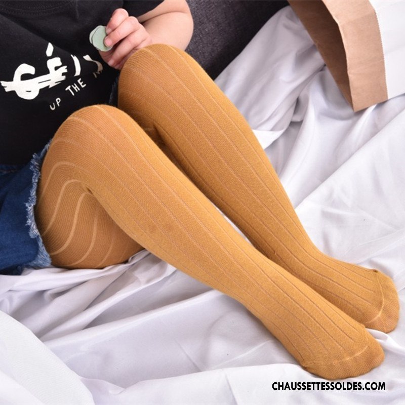 Collant Fille Tous Les Assortis Matelassé Printemps Bébé Guêtres Leggings Le Nouveau Marron / Brun