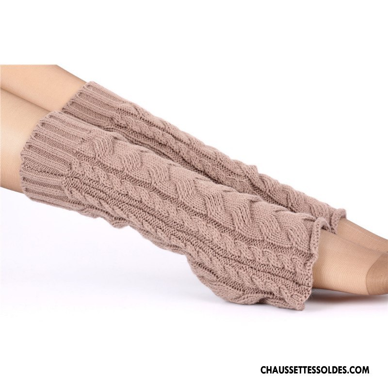Guêtres Femme Chaussette Le Nouveau Gros Thermiques L'automne En Maille