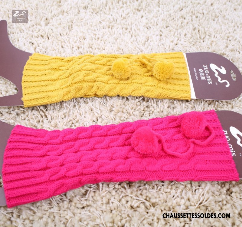 Guêtres Femme Chaussette Thermiques De Laine En Maille Hiver Enfant