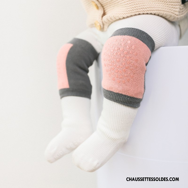 Guêtres Fille Incassable Genouillère Été Bébé Enfant Printemps Rose