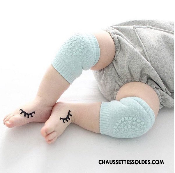 Guêtres Fille Terry Bébé Enfant Été Antidérapant Chaussette Bleu