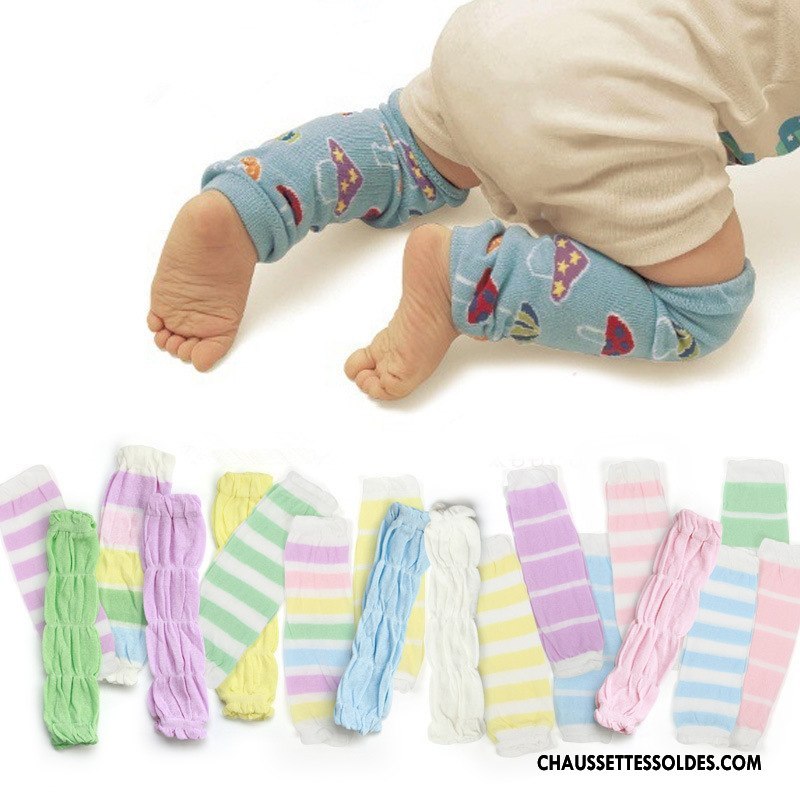 Guêtres Garçon Genouillère Été Bonbons Chaussette Coton Bio Femme Bleu